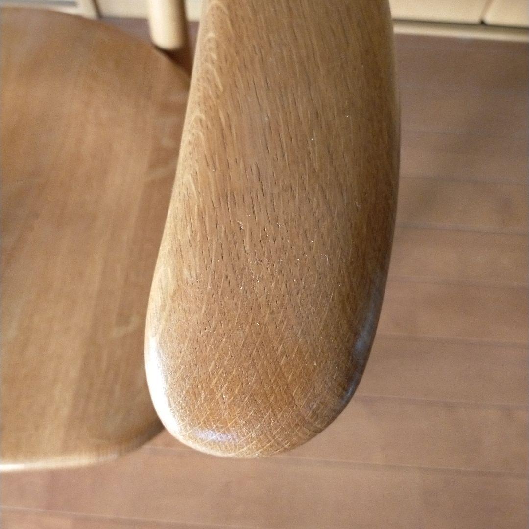 訳あり品　飛騨産業　キツツキ　クレセント　アームチェア