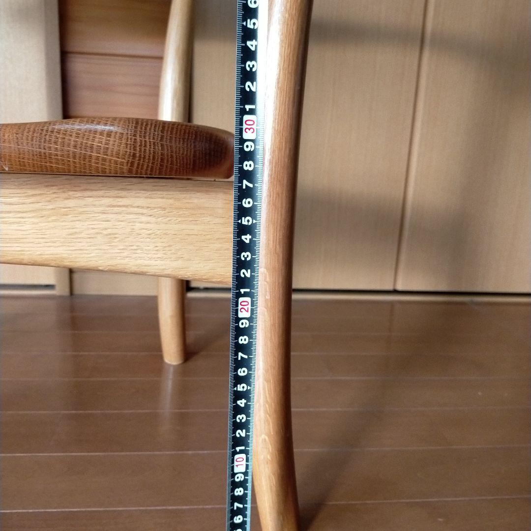 訳あり品　飛騨産業　キツツキ　クレセント　アームチェア