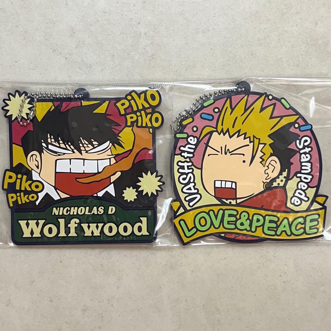 2点 トライガン展 TRIGUN ラバーコースター ウルフウッド ヴァッシュ