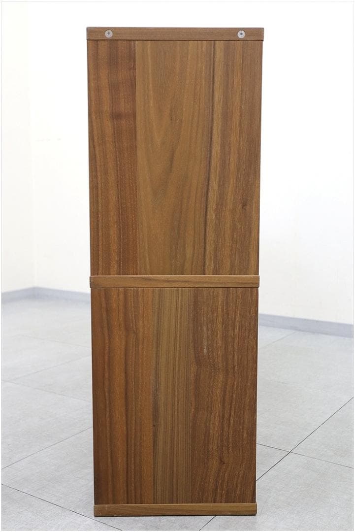 無印良品 MUJI スタッキングシェルフ　3段×2列・ウォールナット材 2段3列