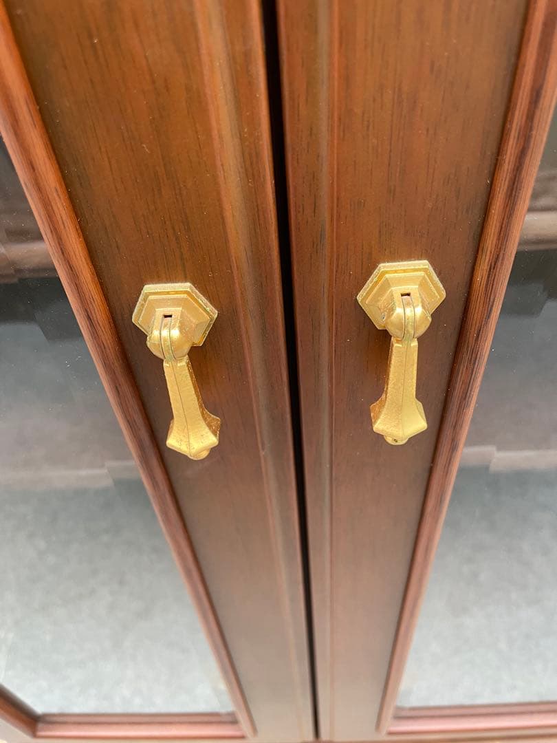 近隣配達可能　美品　マルニ木工　地中海　キャビネット　カップボード　②