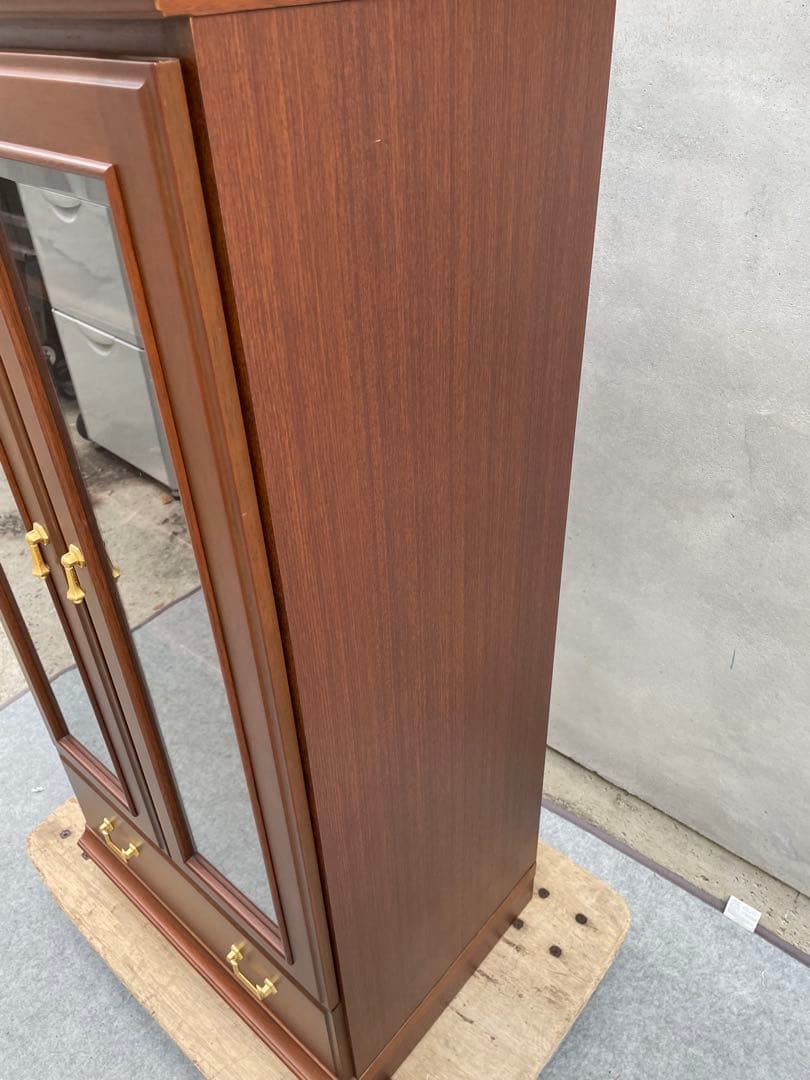 近隣配達可能　美品　マルニ木工　地中海　キャビネット　カップボード　②