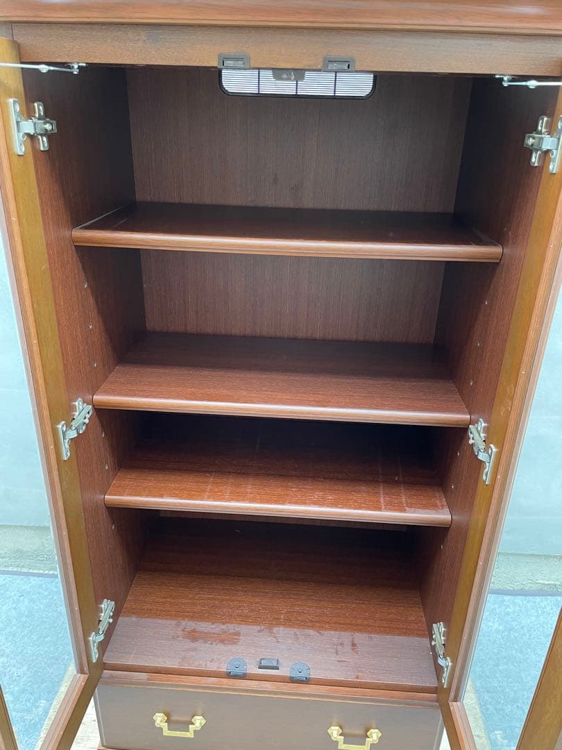 近隣配達可能　美品　マルニ木工　地中海　キャビネット　カップボード　②