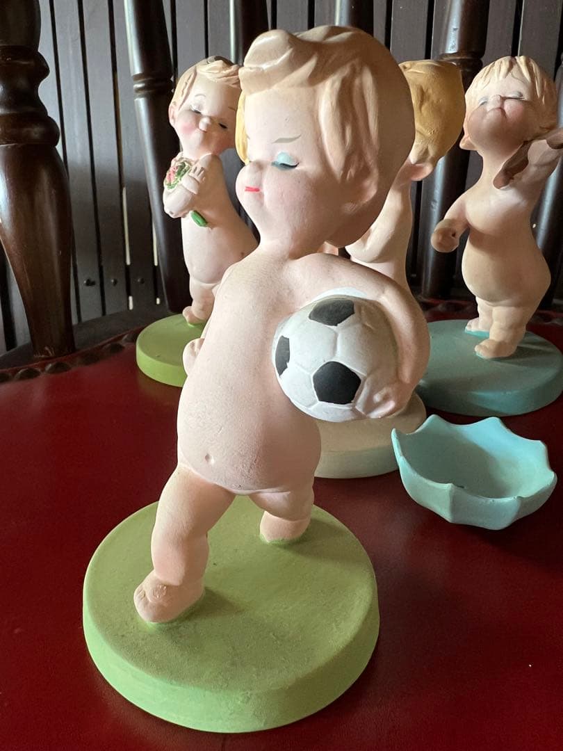 非売品★ 高島屋 タカシマヤ ローズちゃん5体昭和 レトロ 置き物 飾り