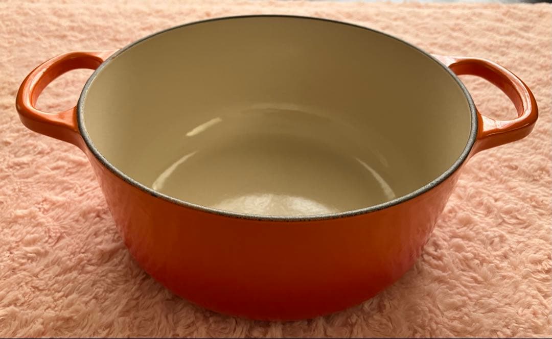 [美品] Le Creuset ル・クルーゼ　ココットロンド20cm両手鍋
