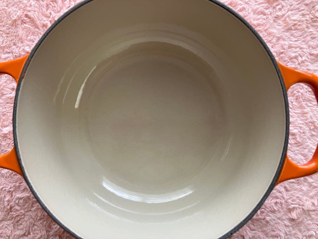 [美品] Le Creuset ル・クルーゼ　ココットロンド20cm両手鍋