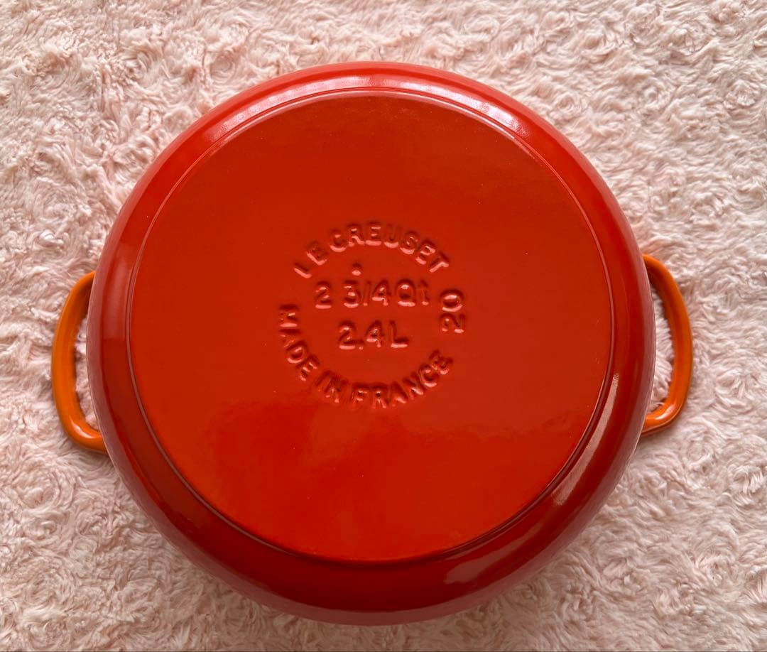 [美品] Le Creuset ル・クルーゼ　ココットロンド20cm両手鍋