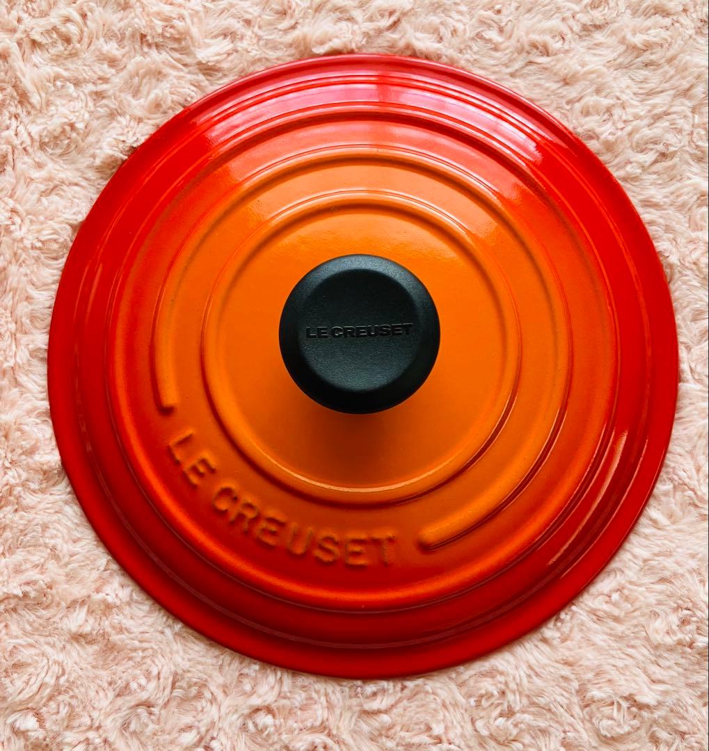[美品] Le Creuset ル・クルーゼ　ココットロンド20cm両手鍋