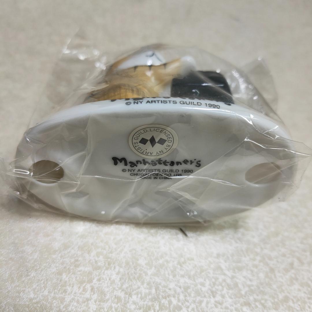 Manhattaner's マンハッタナーズ 猫の音楽隊 陶器 置物 6点セット