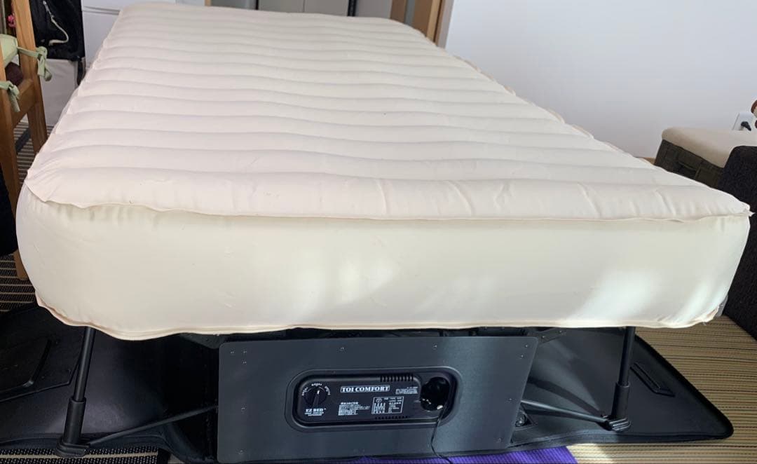美品　EZ BED シングルエアマットレス　ベット　お泊まり