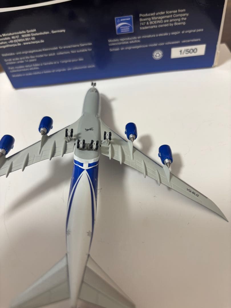 エアブリッジ・カーゴ B747-8F herpa 1/500 - メルカリ