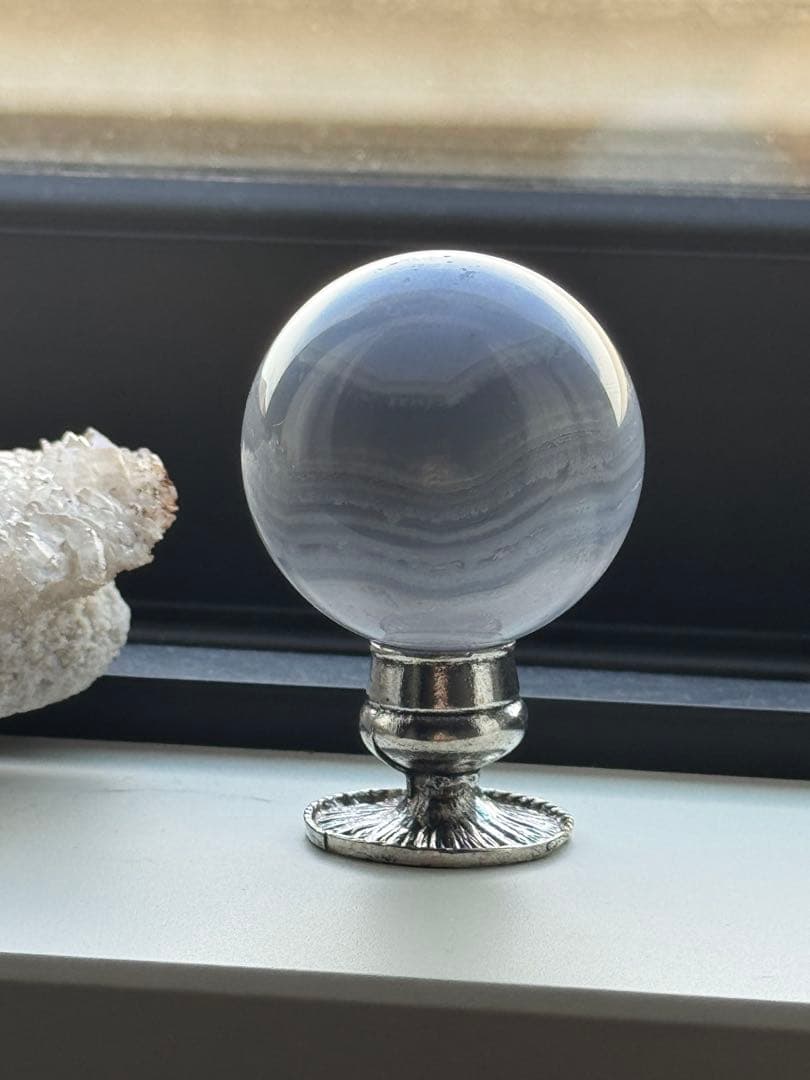 こはみつ　ナミビア産ブルーレースアゲートスフィア