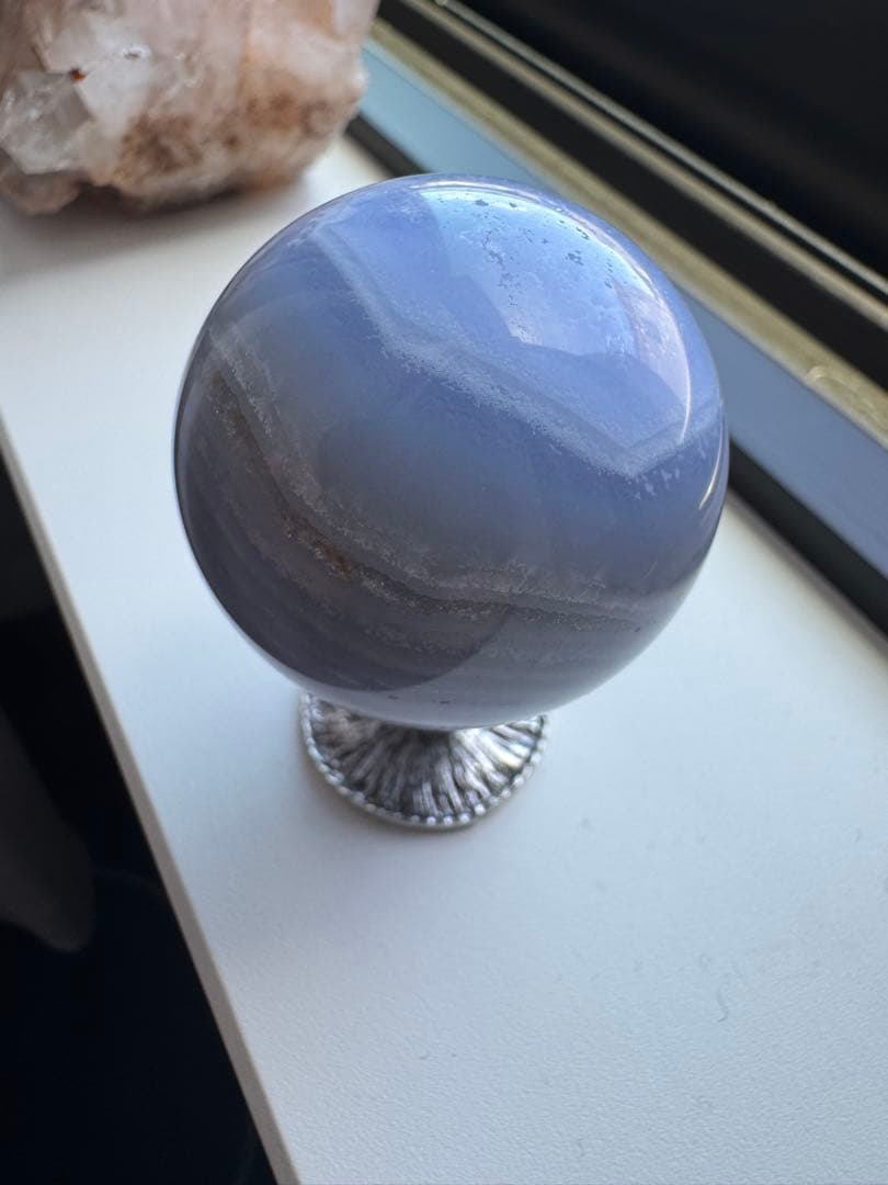 こはみつ　ナミビア産ブルーレースアゲートスフィア