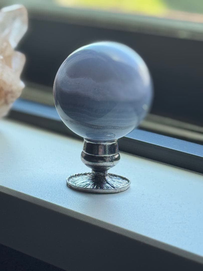 こはみつ　ナミビア産ブルーレースアゲートスフィア