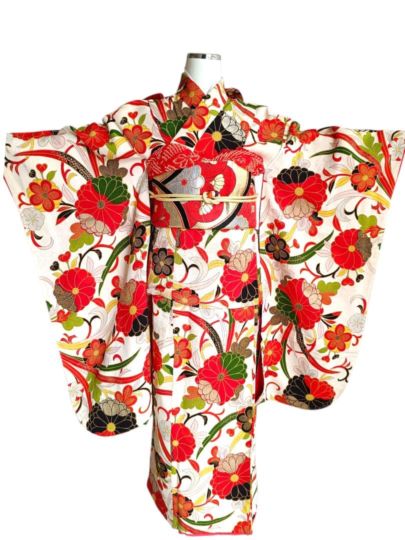 アンティーク個性的着物単品