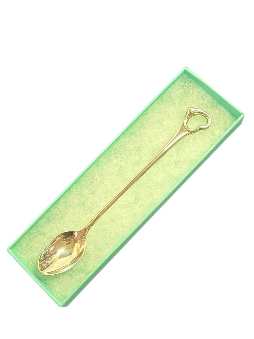 71400 Tiffany & Co. ハート型持ち手スプーン　箱付き