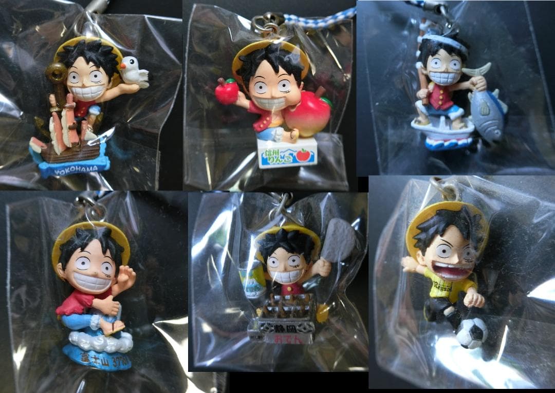 星野源 ワンピースご当地ルフィ＆エースストラップ　46個セット