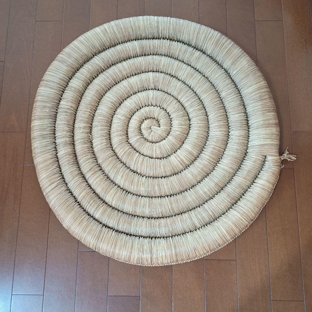 【希少】 円座 い草 うずまき２枚