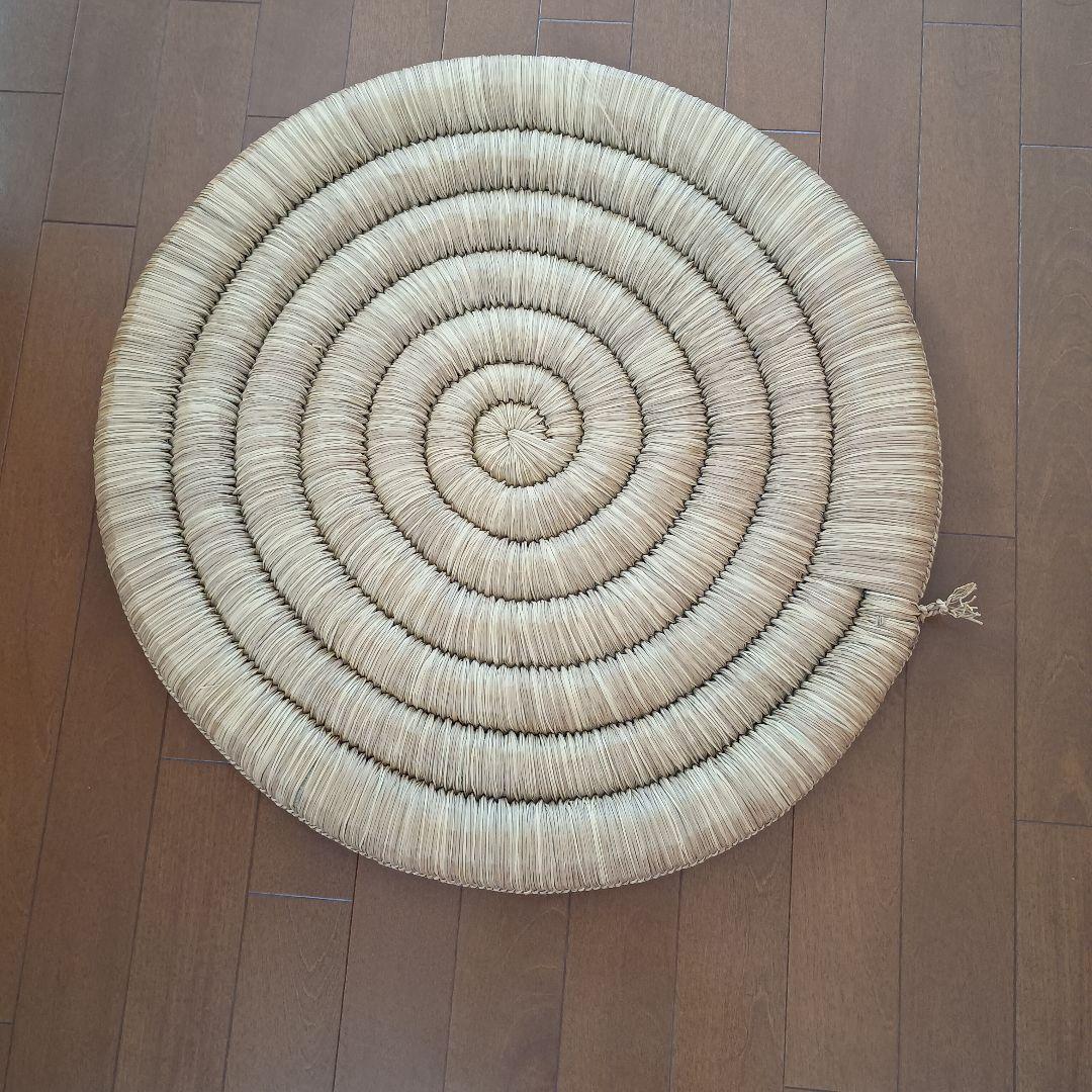 【希少】 円座 い草 うずまき２枚