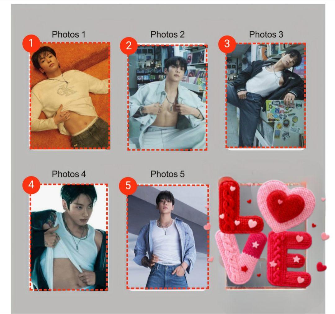 BTSジョングクアクリルフォトキーホルダー - メルカリ