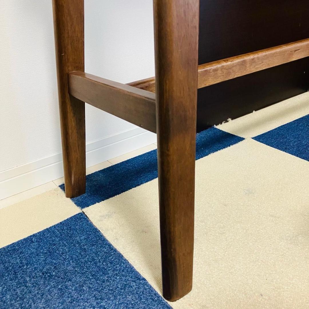 ニトリ カウンターテーブル フィルン ミドルブラウン 木製 NITORI