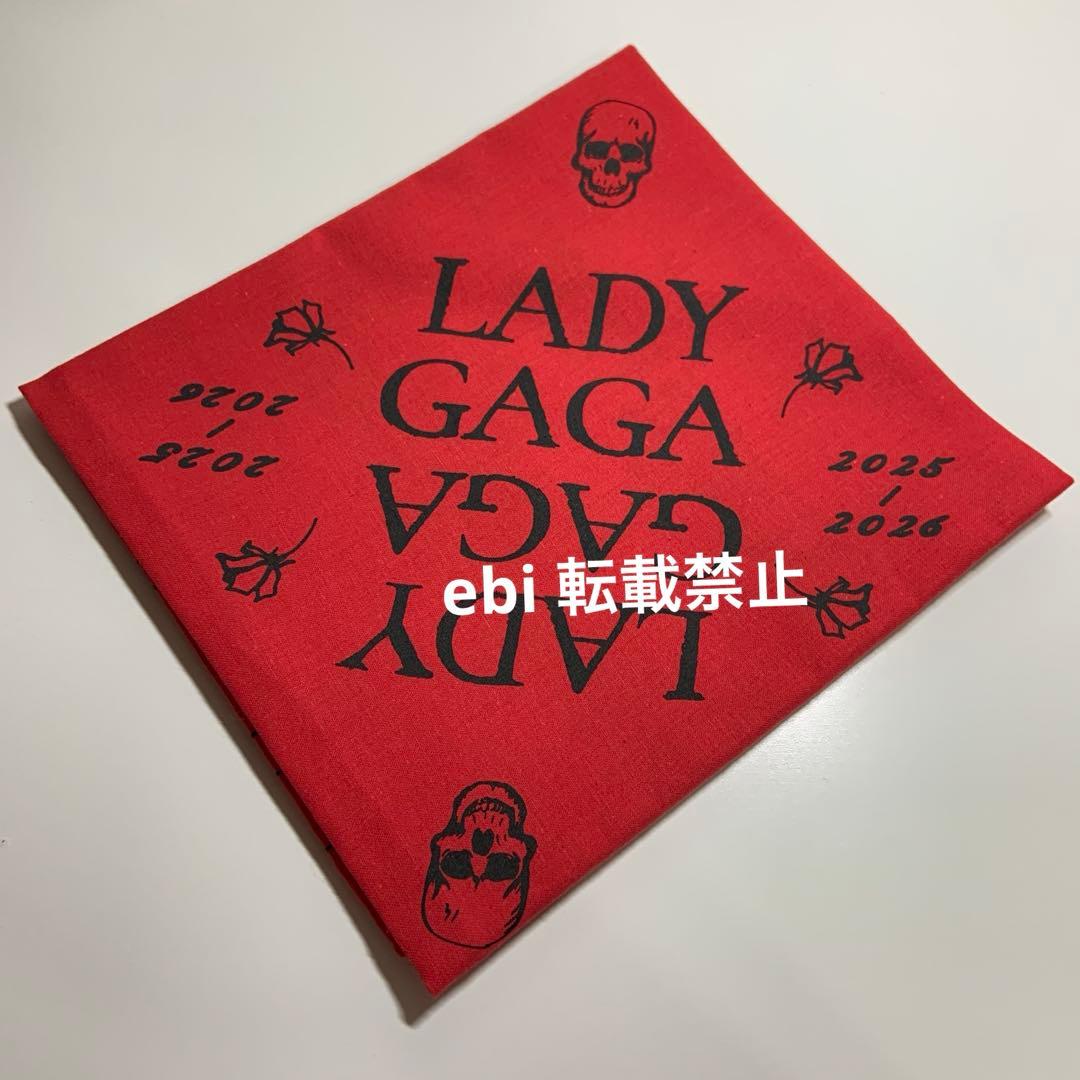 新品】レディーガガ MAYHEM BALL バンダナ 赤 ツアー グッズ - メルカリ