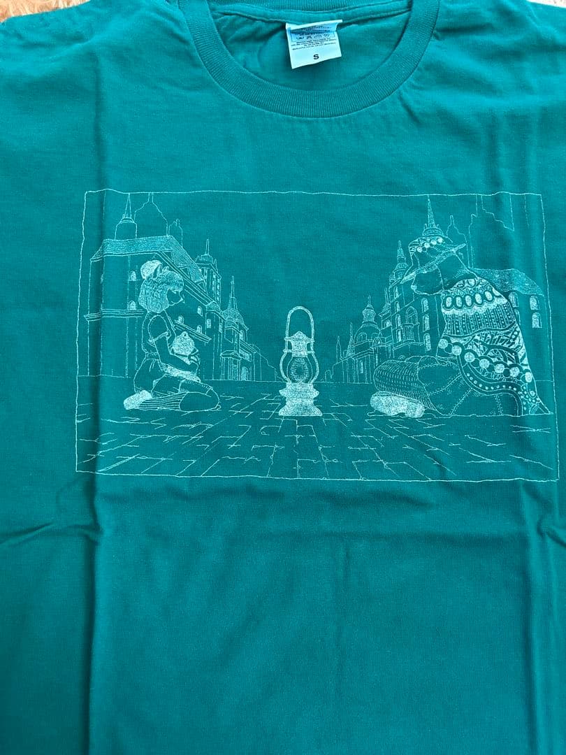 米津玄師 '14 帰りの会・続編犬と猫-T / GREEN Sサイズ Tシャツ