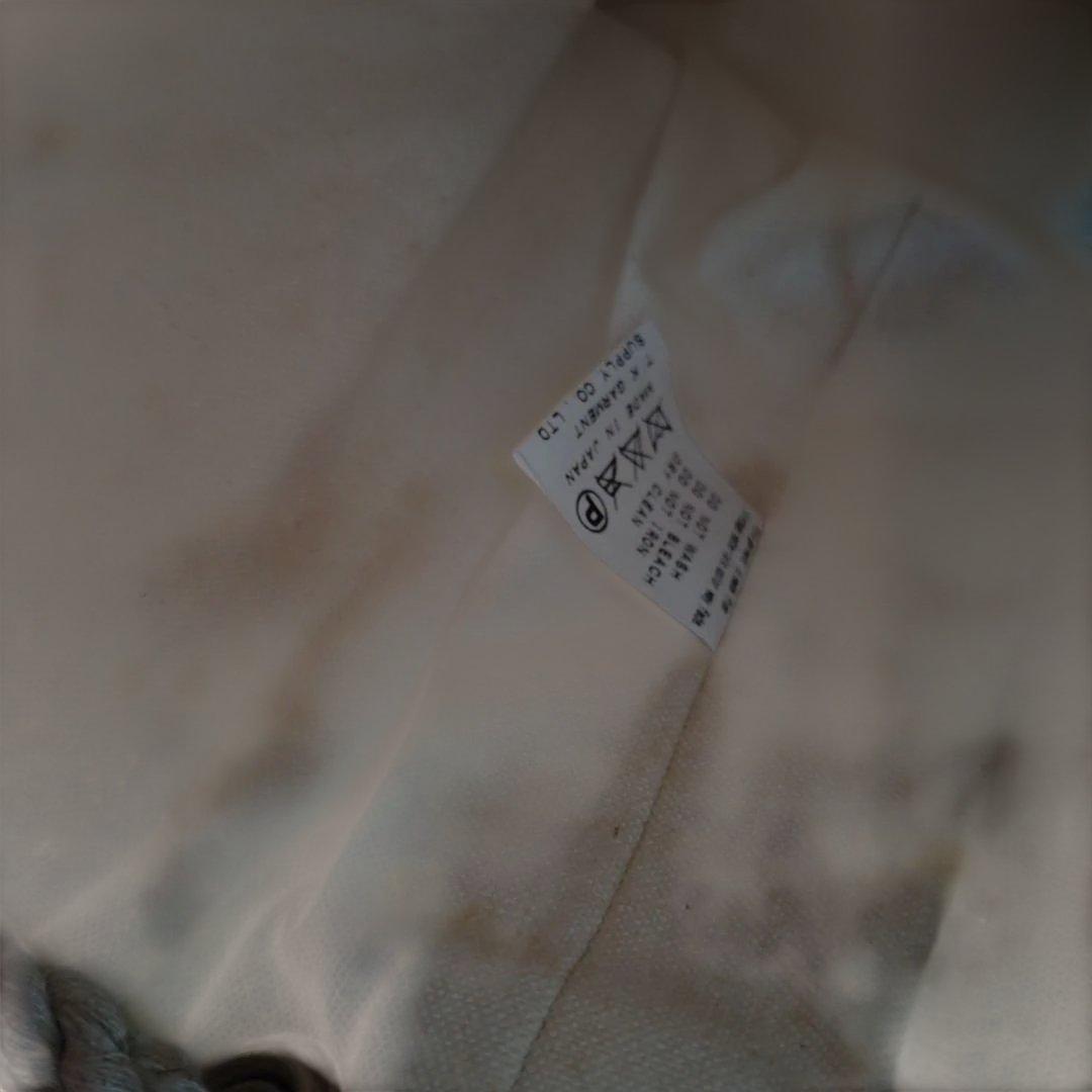 パッチワーク巾着袋 レザータッセル付き新品未使用タグ付未試着ヴィンテージ品