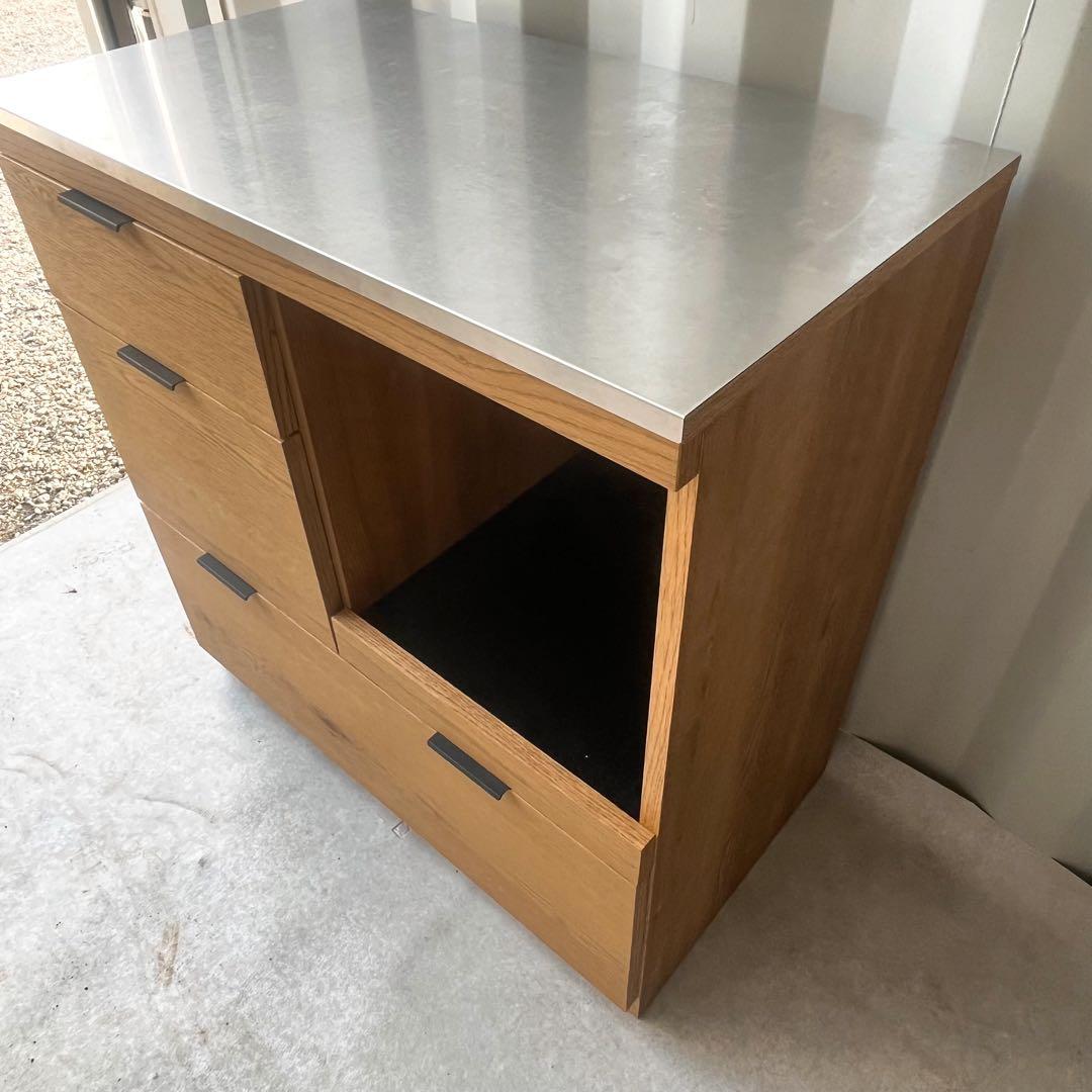 取付無料！ウニコ ADDAY アディ 北欧風ナチュラルキッチンカウンター✨