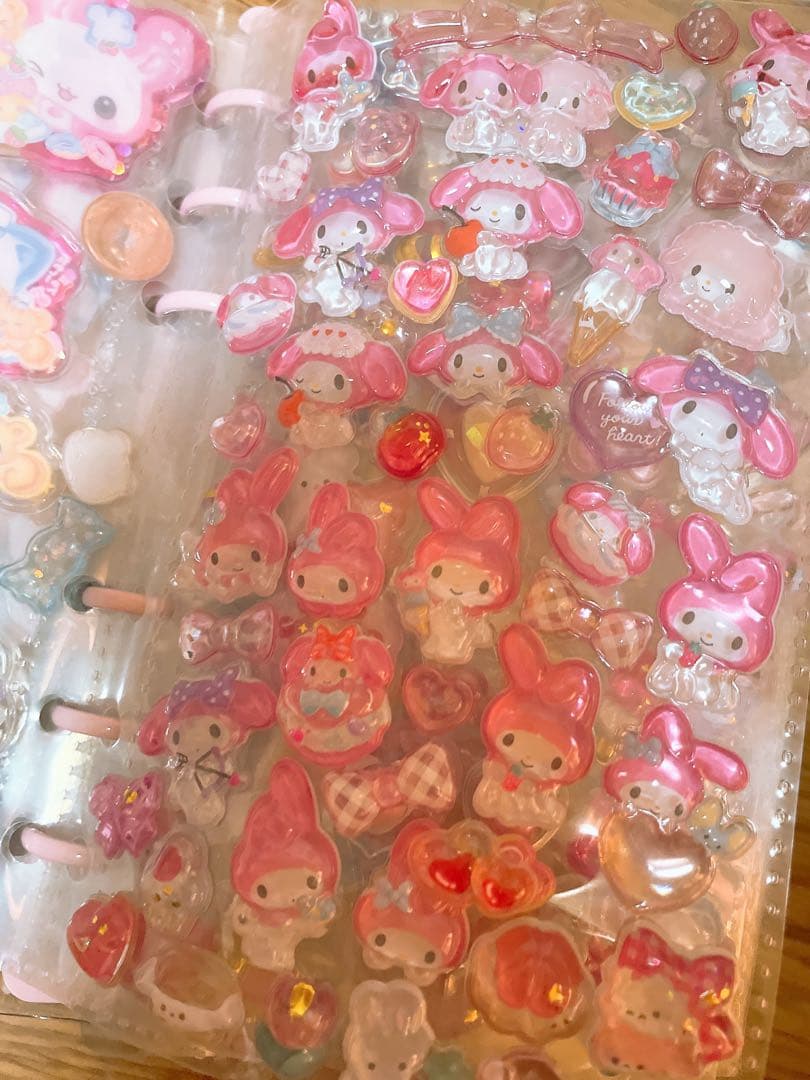 シール帳 完成品 4冊セット ボンボンドロップシール