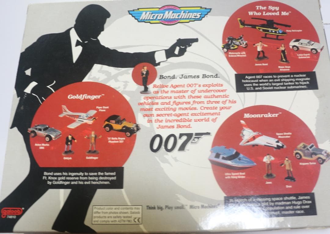 貴重　gal00b社製００７コレクション　マイクロマシーン　未開封　中古品