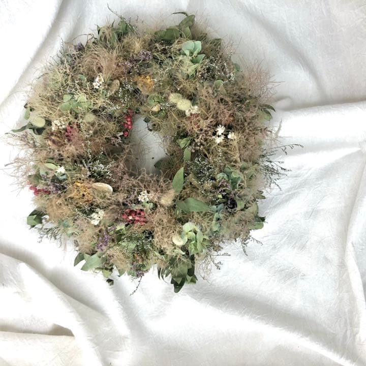 ナチュラルリース　スモークツリー