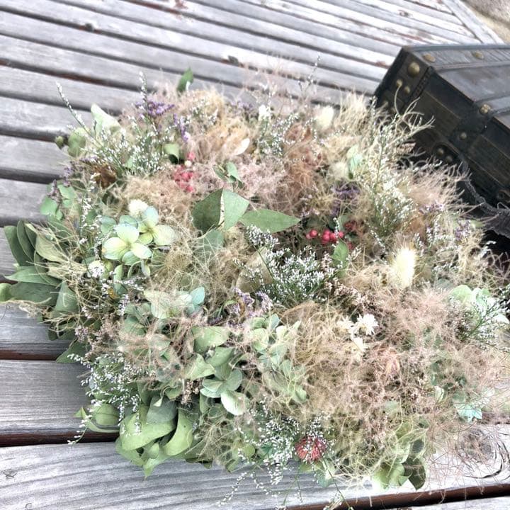 ナチュラルリース　スモークツリー