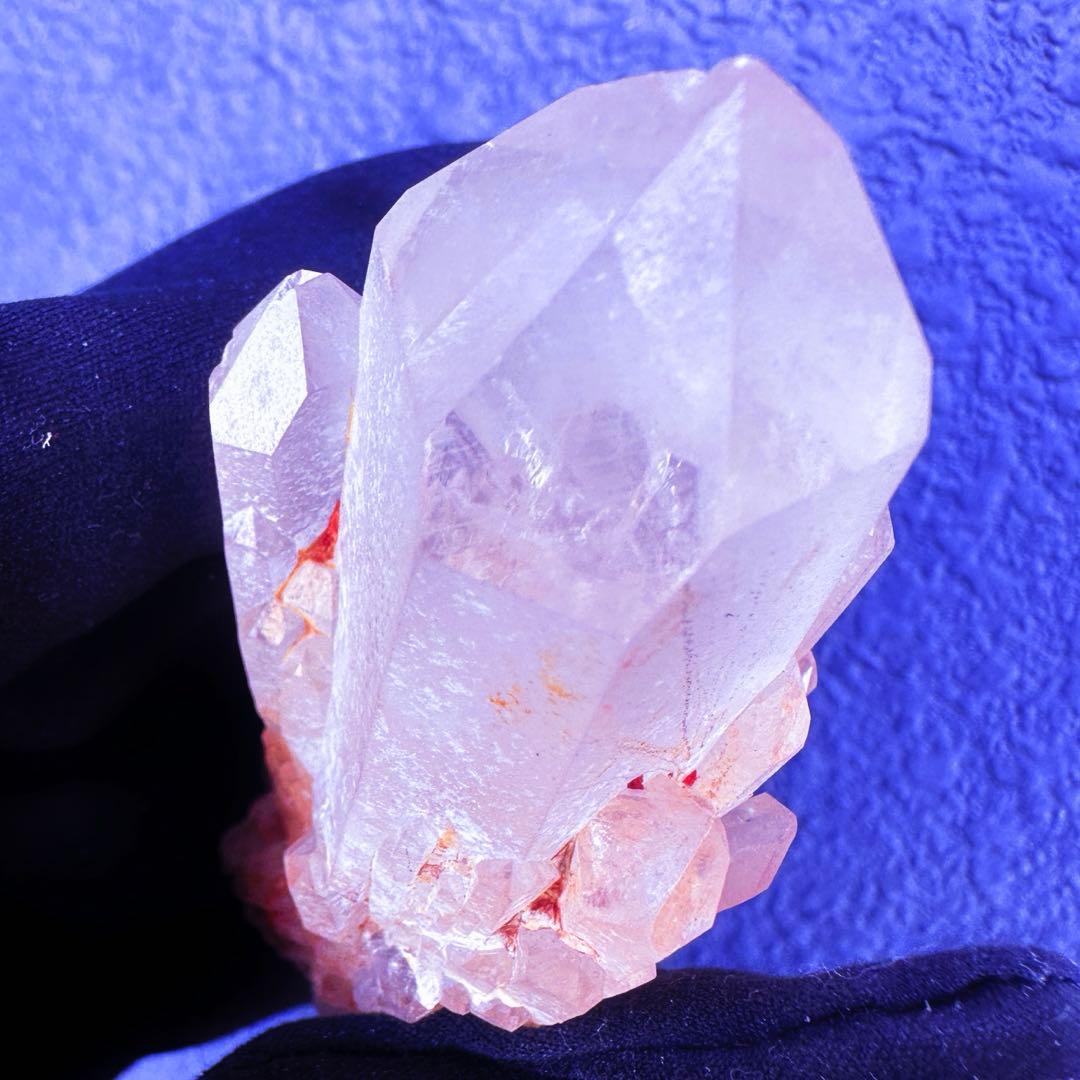 爆アレ❗️可愛いピンク♡超綺麗マダガスカル産パイナップルピンククラスターA1489