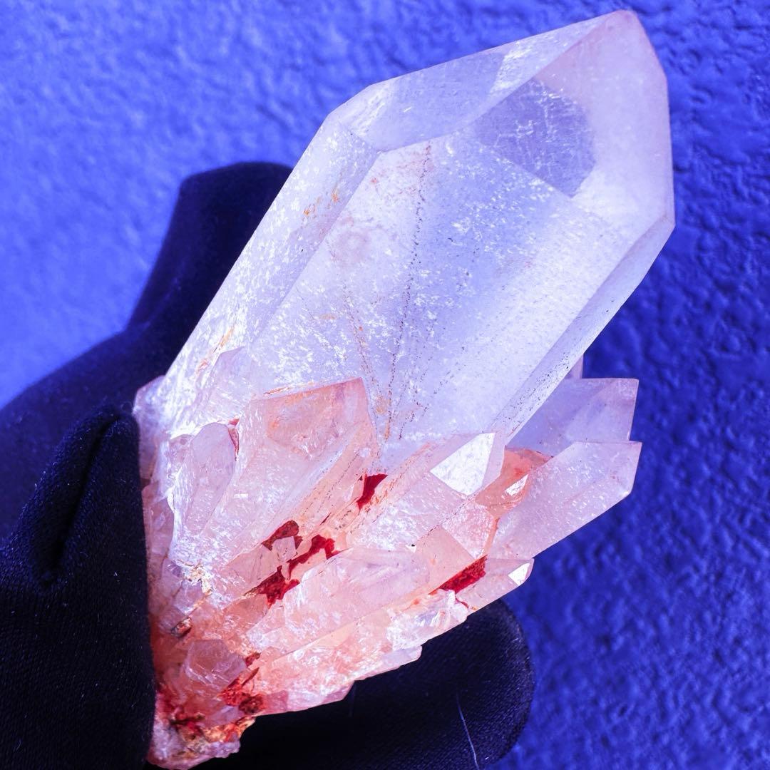 爆アレ❗️可愛いピンク♡超綺麗マダガスカル産パイナップルピンククラスターA1489