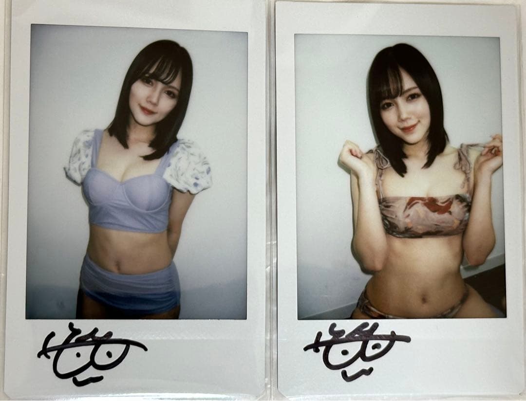 涼森れむ 2点セット 直筆サイン入りチェキ チェキ 新サイン - メルカリ