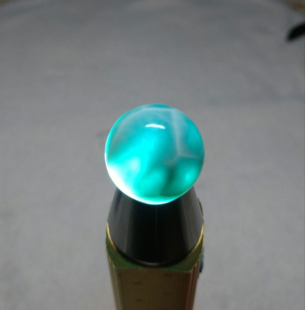 【超希少】絶品ラリマー《全面模様》　約２０㎜　粒売り　美品　ブルーペクトライト