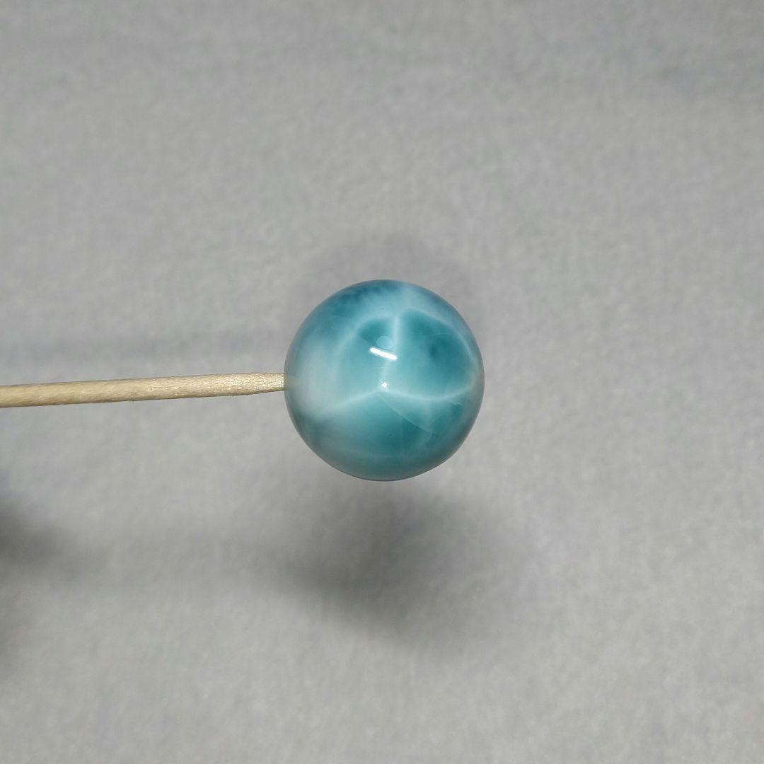 【超希少】絶品ラリマー《全面模様》　約２０㎜　粒売り　美品　ブルーペクトライト