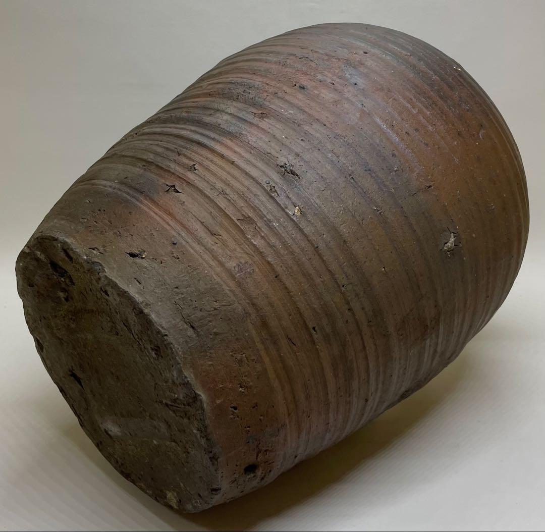 古備前 室町時代 波状文壺 下駄高台 34cm g0133 - メルカリ