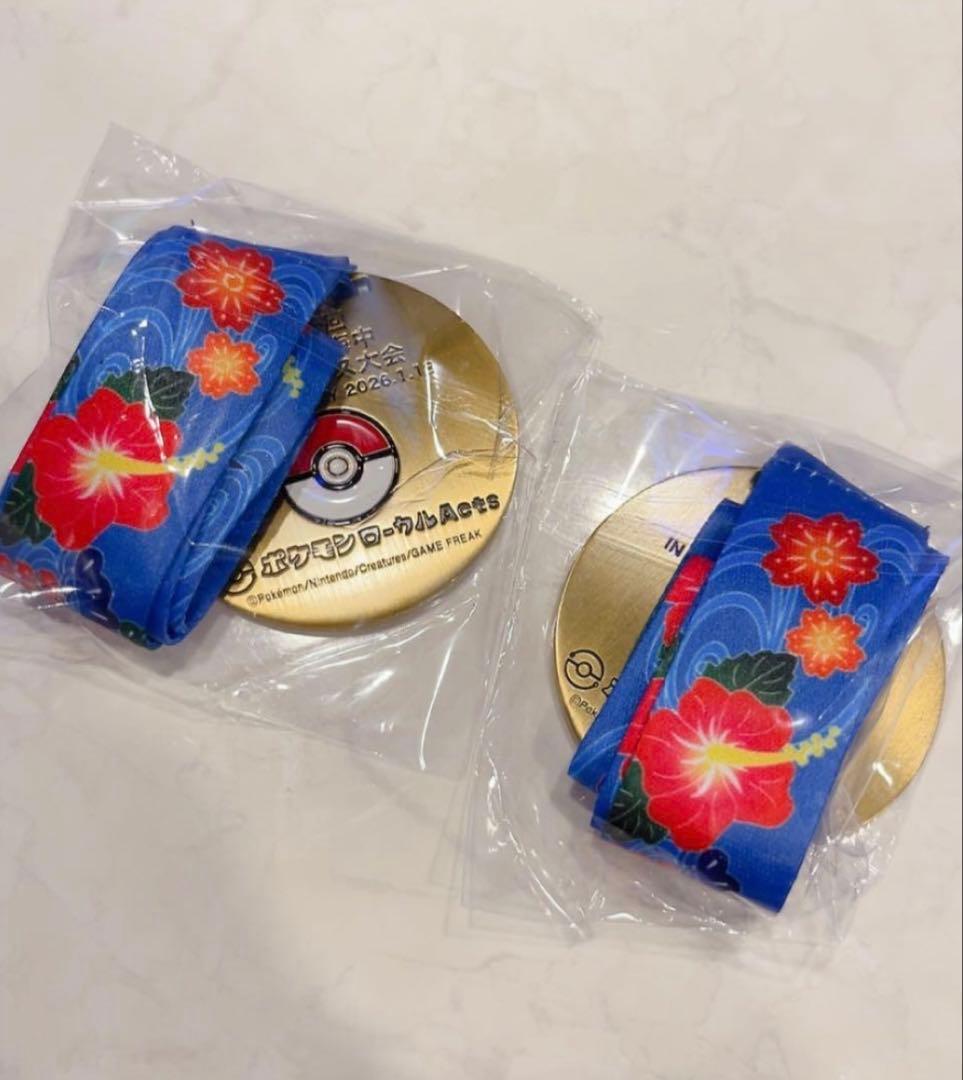 ポケモンラン用Tシャツ サイズM &L2枚＋メダル2個セット