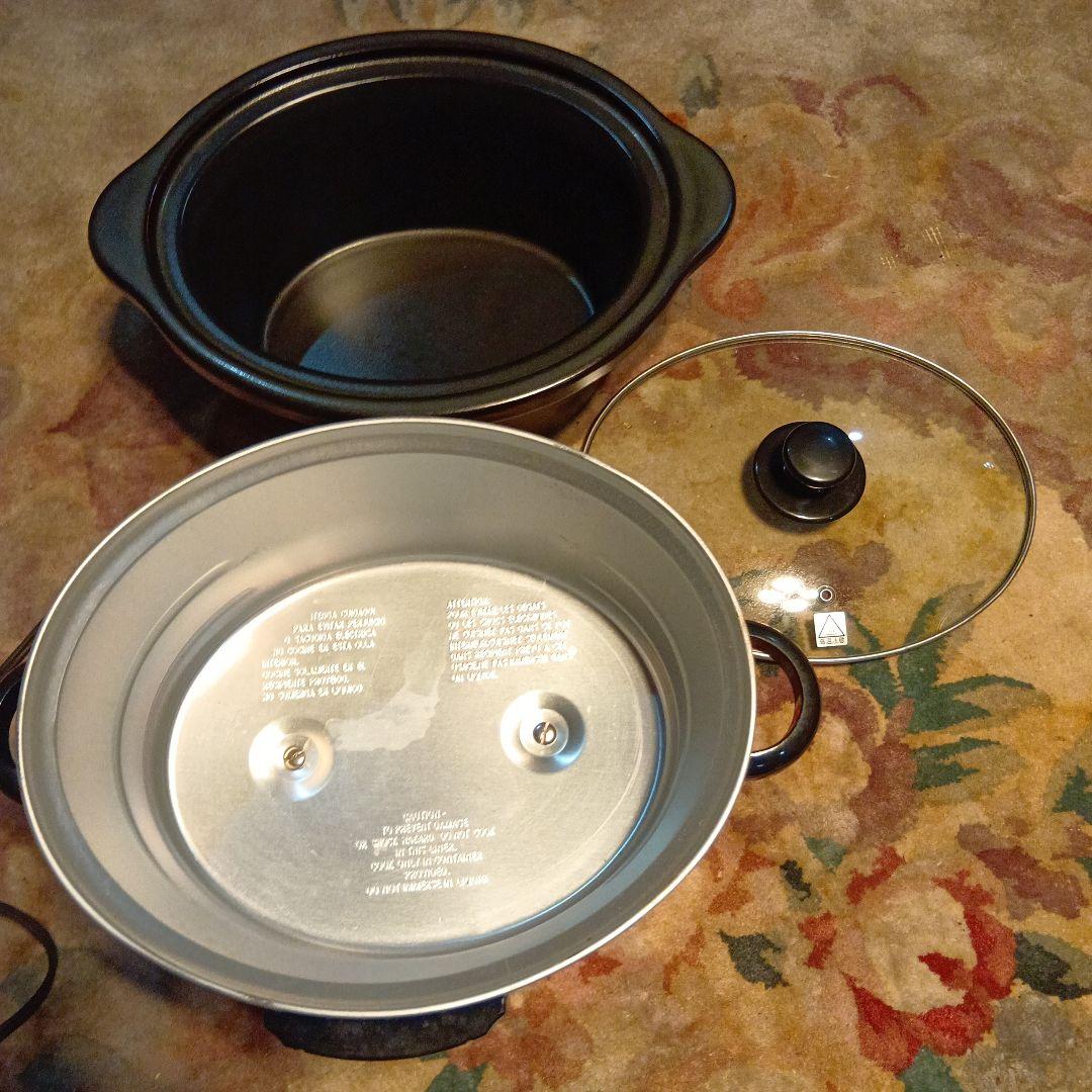 保温調理鍋 シルバー 中型 電気式