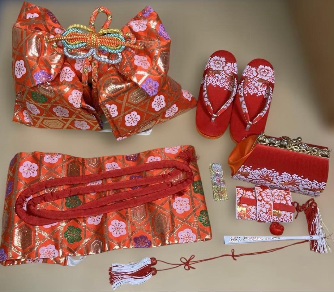 七五三　高級ハコセコ8点セット ７歳用