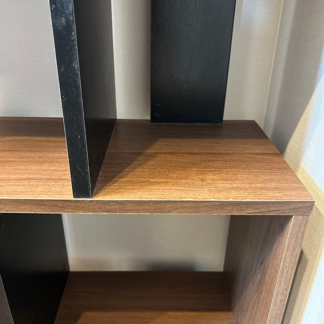 木製ラック 4段・3段 59cm幅×2