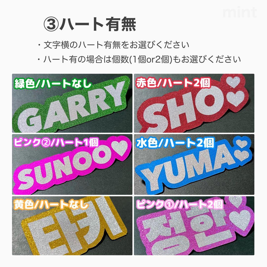 【オーダーページ】ネームボード ミニネムボ スマホサイズ デコパーツ ペンライト