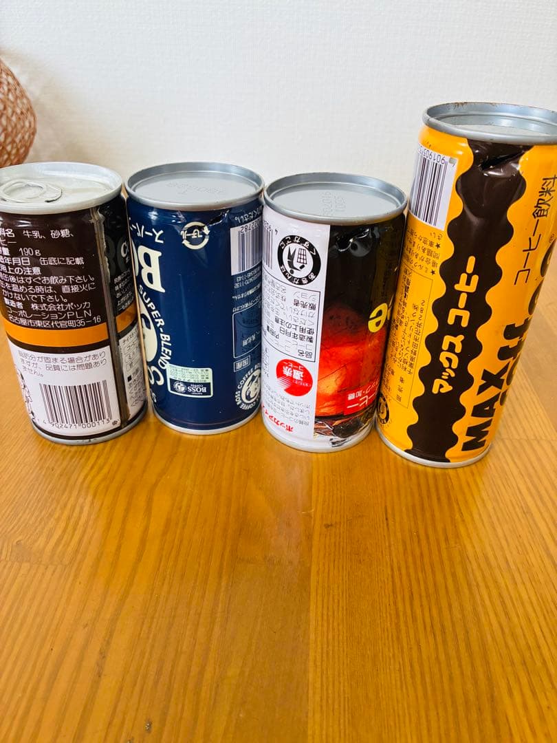 昭和レトロ 缶ジュース 80年代90年代 懐かしい 缶コーヒー 初代BOSS