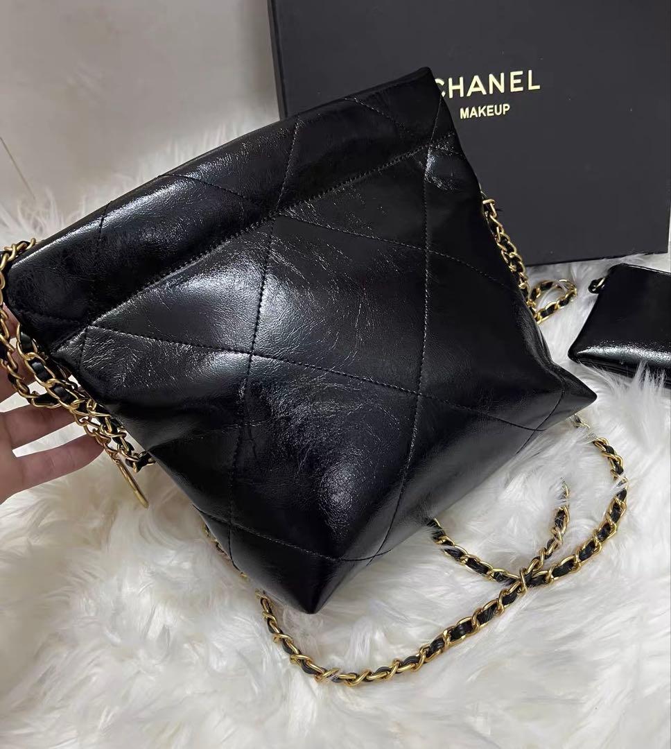 ノベルティ CHANEL ハンドバック パールチェーン キルティング バック