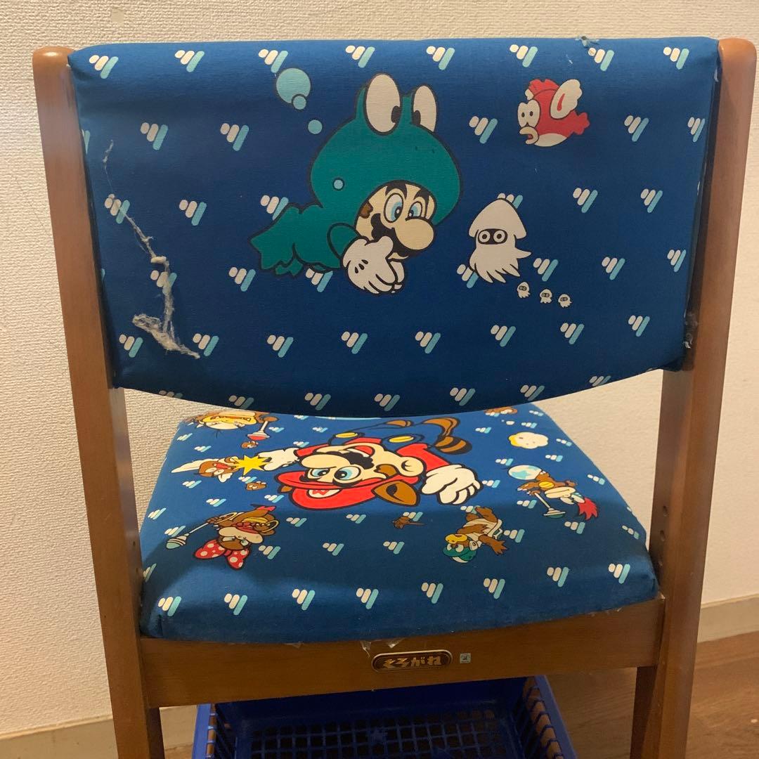 激レア‼︎スーパーマリオ 勉強机 椅子 くろがね - メルカリ