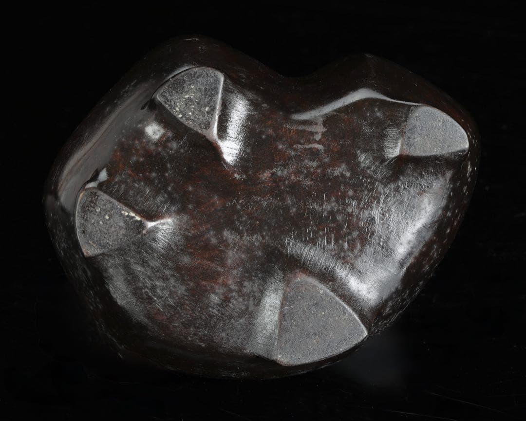 水石 自然石 立石 山景石 台座付 2.5kg 景石 盆景 盆石 飾石 観賞石