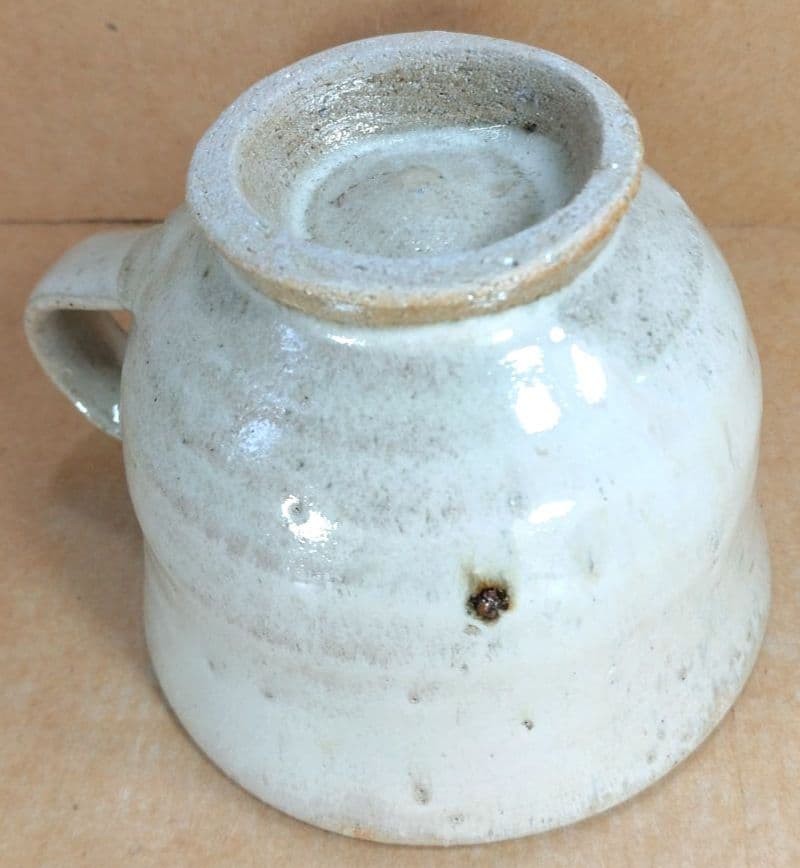 濱田庄司(浜田庄司) 朝杯(カップ&ソーサー）共箱 未使用 益子焼 人間