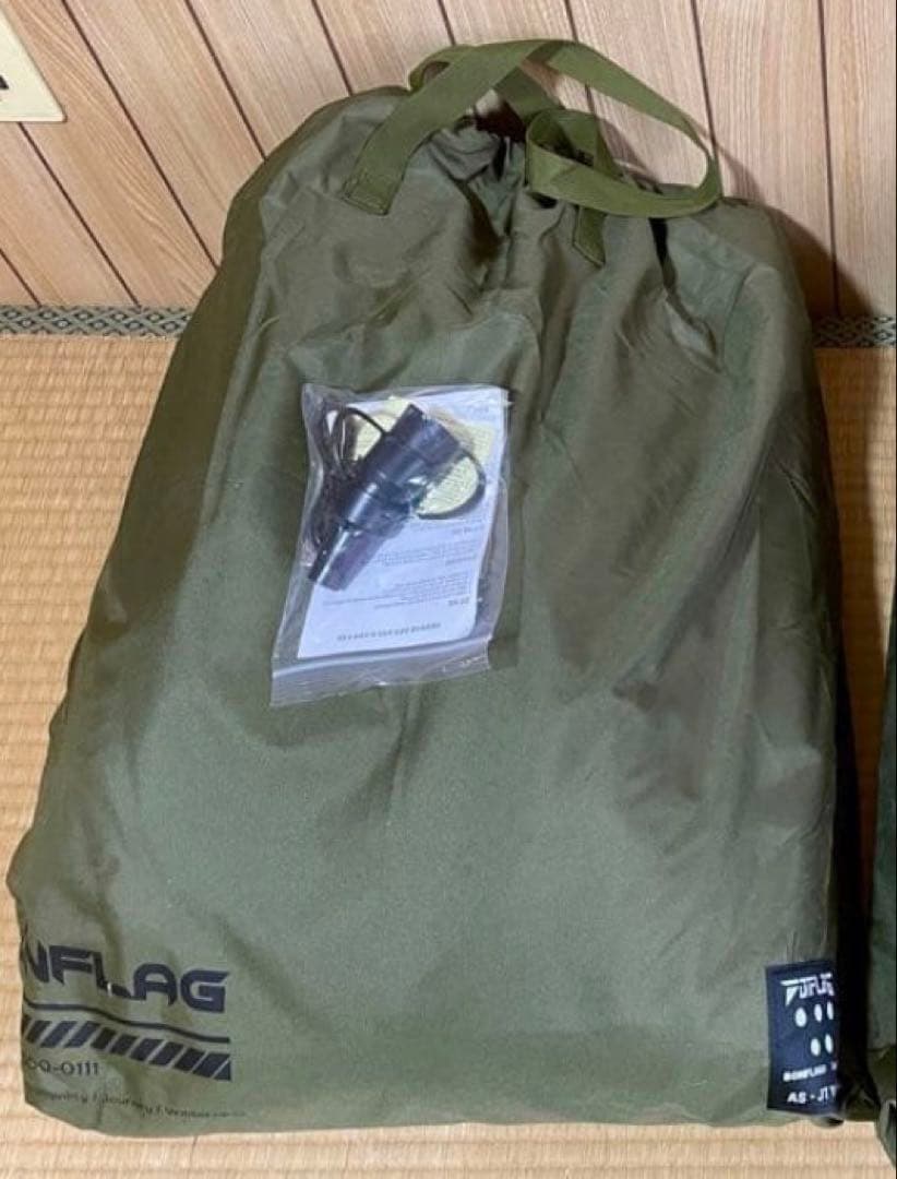 BONFLAG オリーブ　エアーベッド　エアーマット　ボンフラッグ